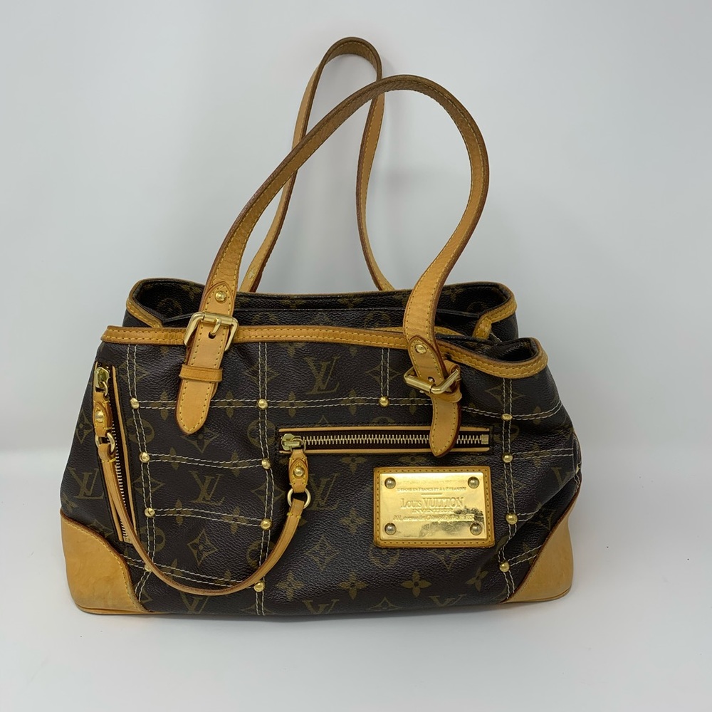 Authentic Louis Vuitton Rivet Shoulder Tote
